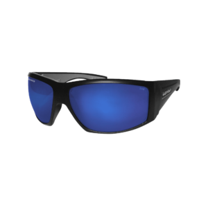 Negro mate / Espejo azul