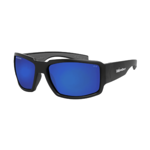 BG111BM Boogie Bomb Gafas de Sol Polarizadas Espejo azul lente Seguridad calificado ANSI Z87+ que flotan