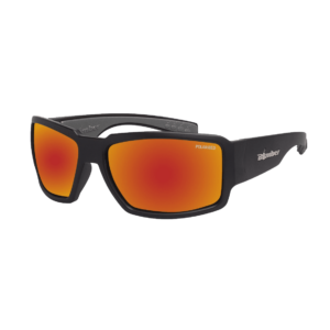 BG111RM Boogie Bomb Gafas de Sol Polarizadas Espejo rojo lente Seguridad calificado ANSI Z87+ que flotan