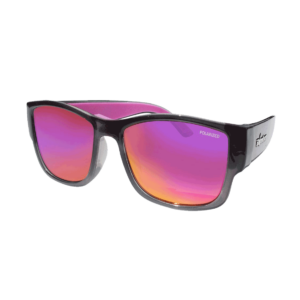 GM114PMPF Gomer Bomb Gafas de Sol Polarizadas Cristal con lente espejo rosa UV400 y espuma rosa que flotan