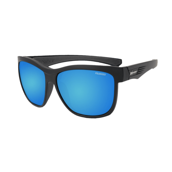 JA111ICE Jacó Bomb Gafas de Sol Polarizadas Espejo lente azul ICE con espuma azul y que flotan