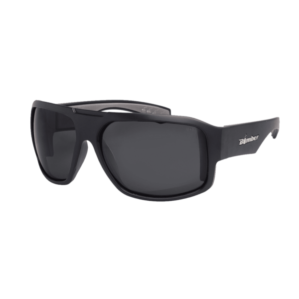M103 Mega Bomb Marco negro gafas de sol seguridad ahumado flotantes con lentes de industrial policarbonato clasificación ANSI Z87+