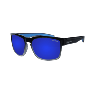 SM114BMBF Smart Bomb Gafas de Sol Polarizadas cristal que flotan con lente espejo azul y espuma azul