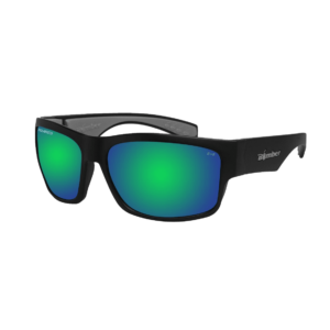 TR111GM Tiger Bomb Gafas de Sol Polarizadas Espejo verde lente Seguridad calificado ANSI Z87+ que flotan