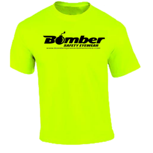 T-shirt estampada con un diseño de Bomber Safety Eyewear
