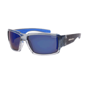 BG114BMBF Boogie BombGafas de Sol Polarizadas cristal que flotan con espejo azul lente Seguridad calificado ANSI Z87+ y espuma azul