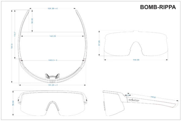 Bomb Rippa - Gafas de Sol Polarizadas Espejo ANSI Z87+ - Image 4