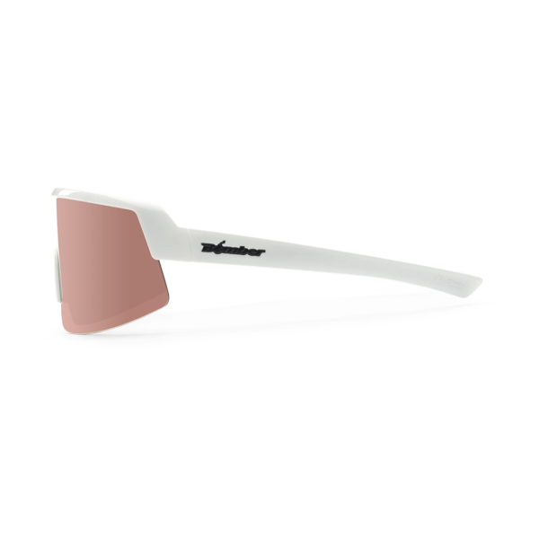 BRP115PM Bomb Rippa Gafas de sol polarizadas blanco con lente espejo rosada de seguridad ANSI Z87+ que flotan