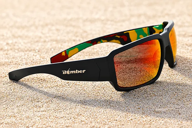 BG111RMRSTA boogie bomb lente rojo espejado rasta mana Bomber Floating Eyewear Latin America